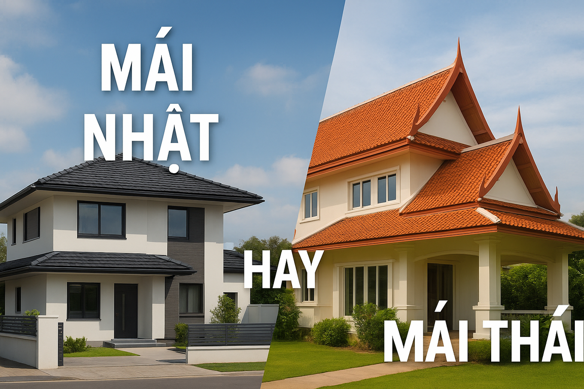 🌟 MÁI NHẬT HAY MÁI THÁI: PHONG CÁCH NÀO SẼ THỐNG TRỊ XU HƯỚNG KIẾN TRÚC NHÀ Ở VIỆT NAM NĂM 2025?
